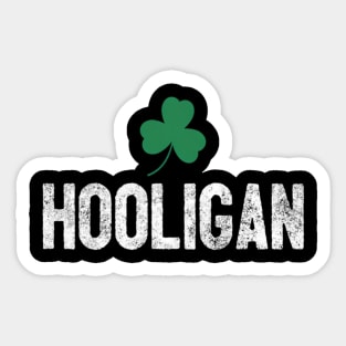 Hooligan Irish St Patrick'S Day Shamrock C Sticker